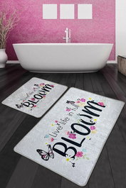 Mijölnir Juego de alfombras de baño Bloom Djt Multicolor